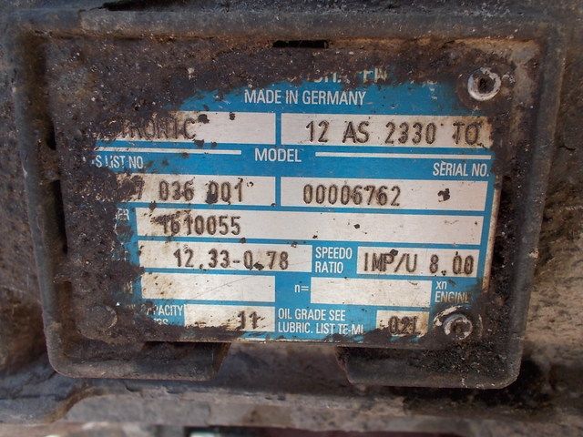 1681741 DAF АКПП, 12AS2330, Без ретардера, № XF82103, фото 9