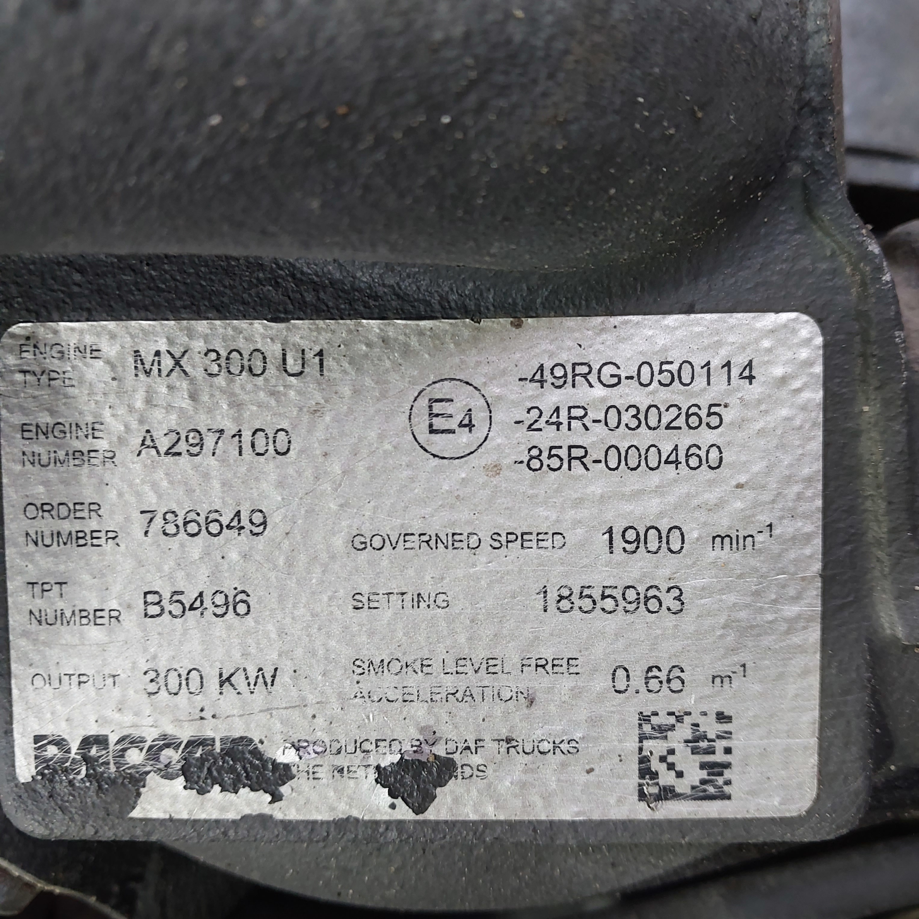 DAF Двигатель, MX, 510 hp, Euro5, № XF469773, фото 10