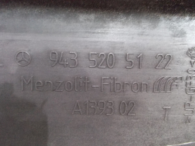 9435205122 MERCEDES Шумоизоляция двигателя, № XF86696, фото 3