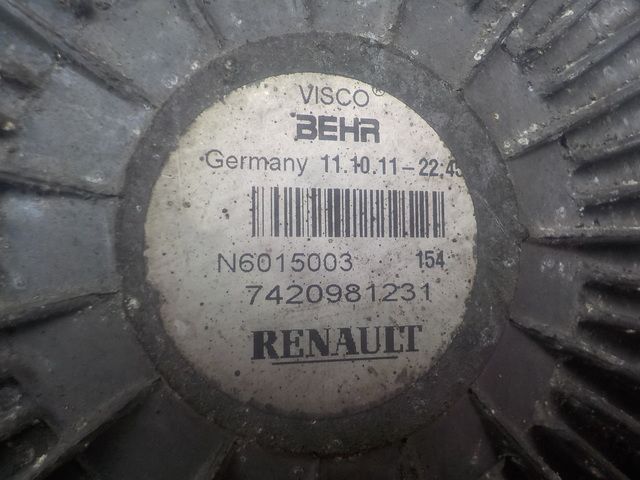 7420981231 RENAULT Термомуфта, № XF240904, фото 3