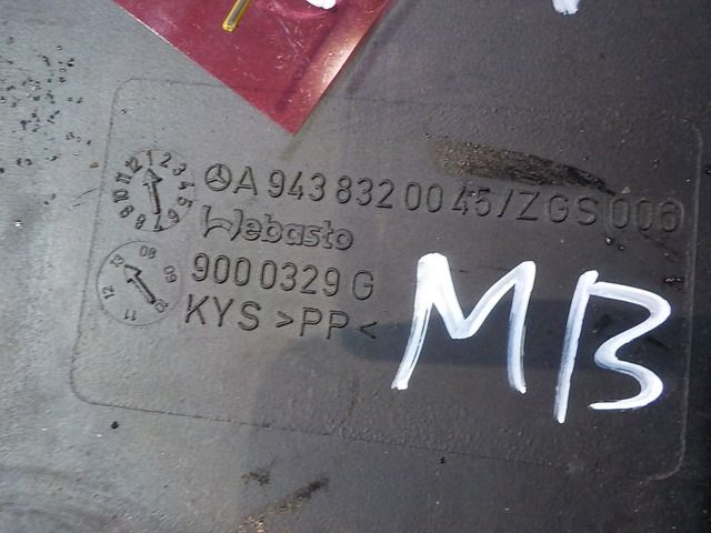 9438320045 MERCEDES Воздуховод, № XF309723, фото 4