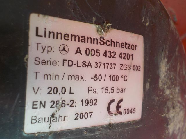 0054324201 MERCEDES Ресивер воздушный, № XF206821, фото 4