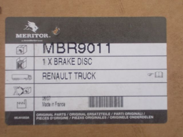 MBR9011 MERITOR Диск тормозной, фото 4