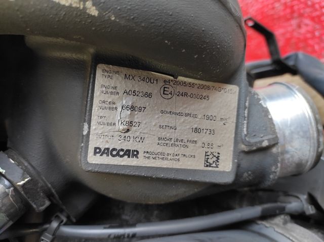 DAF Двигатель, MX, 510 hp, Euro5, № XF348979, фото 12