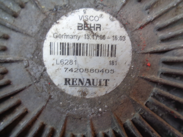 7420880405 RENAULT Термомуфта, № XF269077, фото 4