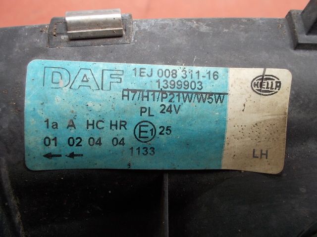 1399903 DAF Фара правая, № XF83489, фото 3