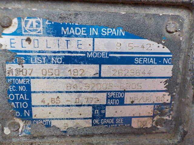MERCEDES КПП, S5-42, Без ретардера, МКПП, № XF165107, фото 6