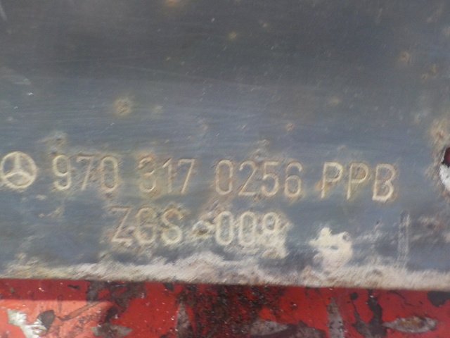 9703170256 MERCEDES Усилитель бампера, № XF225524, фото 4