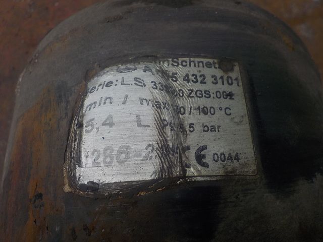 0054322001 MERCEDES Ресивер воздушный, № XF101410, фото 3