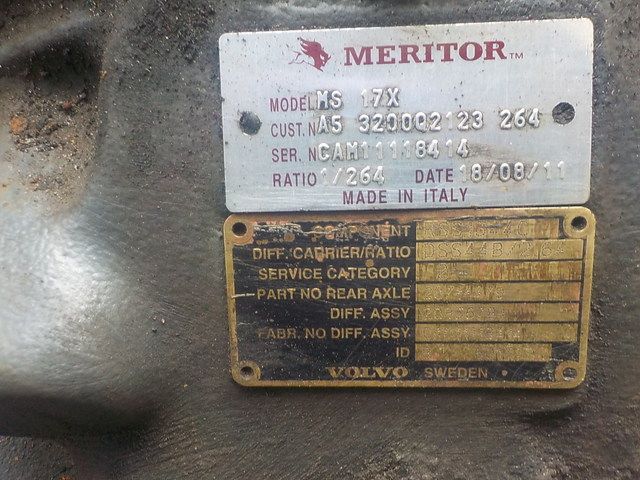 20837799 VOLVO Редуктор заднего моста, MS17X/RSS1344C, № XF157633, фото 5