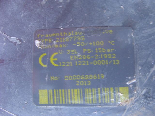 21187795 VOLVO Ресивер воздушный, № XF298554, фото 6