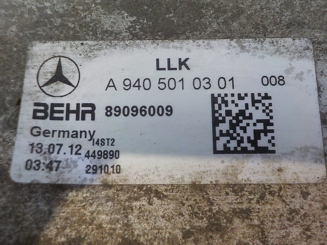 9405010301 MERCEDES Интеркулер, № XF303205, фото 7