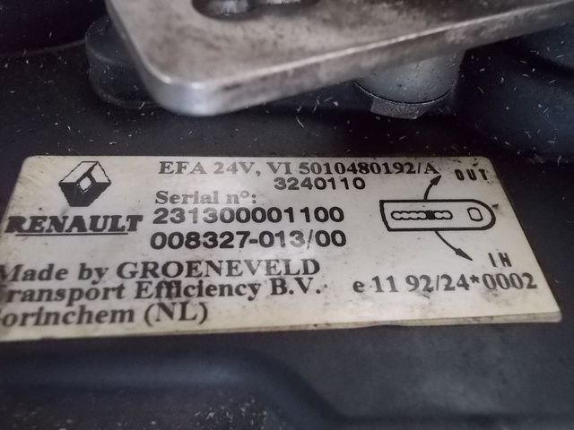 5010480192 RENAULT Датчик педали акселератора, № XF58842, фото 2