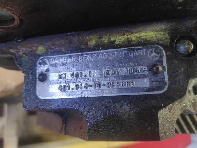 MERCEDES Двигатель, OM401, № XF31056, фото 7