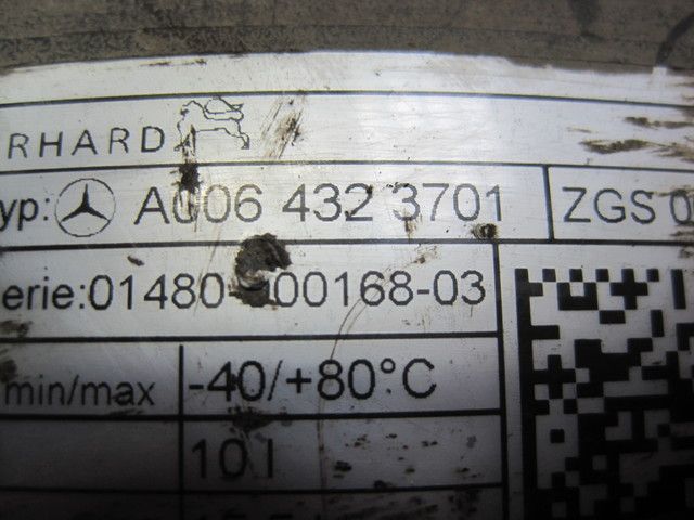 0064323701 MERCEDES Ресивер воздушный, № XF241125, фото 4