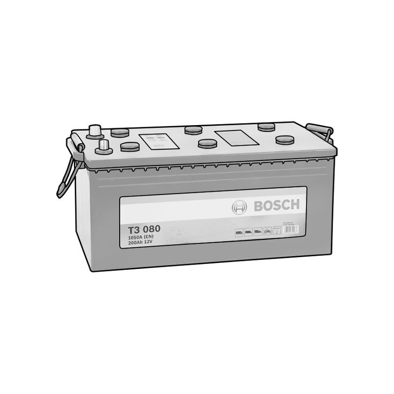 0092T50800 BOSCH Аккумулятор, фото 2