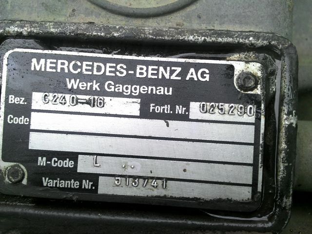9452615801 MERCEDES КПП, G240-16, Без ретардера, МКПП, № XF20682, фото 4