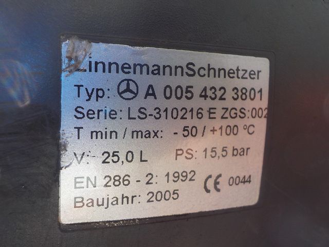 0054322601 MERCEDES Ресивер воздушный, № XF140592, фото 4