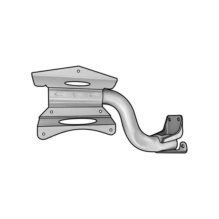 9705201233 MERCEDES Кронштейн крыла заднего, фото 2