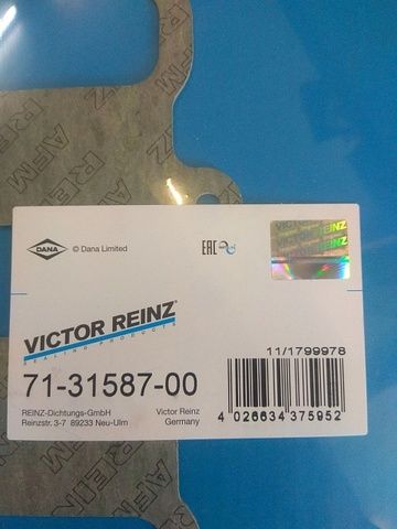 713158700 VICTOR REINZ Прокладка выпускного коллектора, фото 3