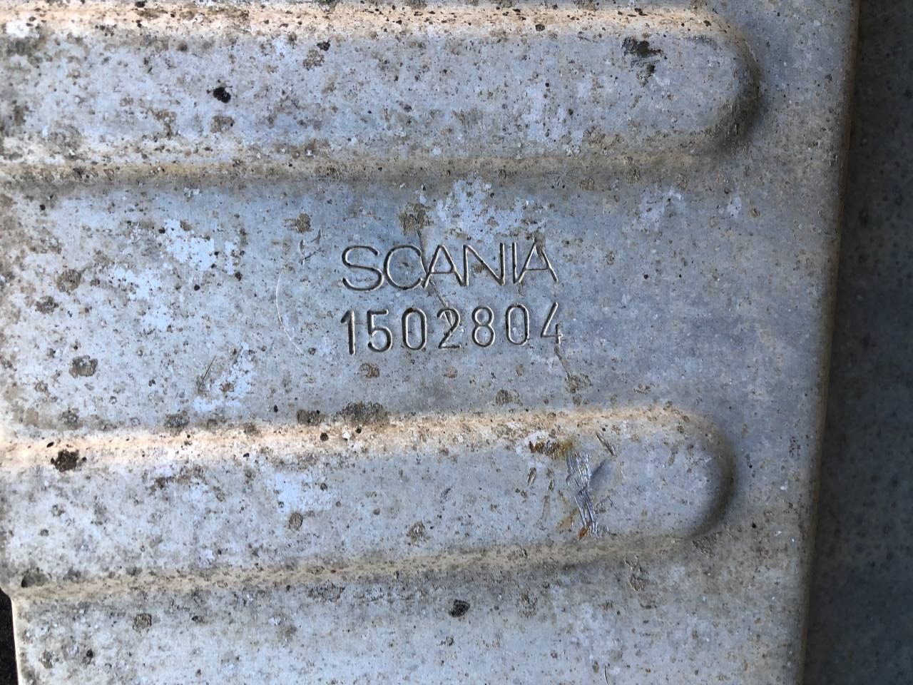 1502804 SCANIA Защита глушителя, № XF282553, фото 4