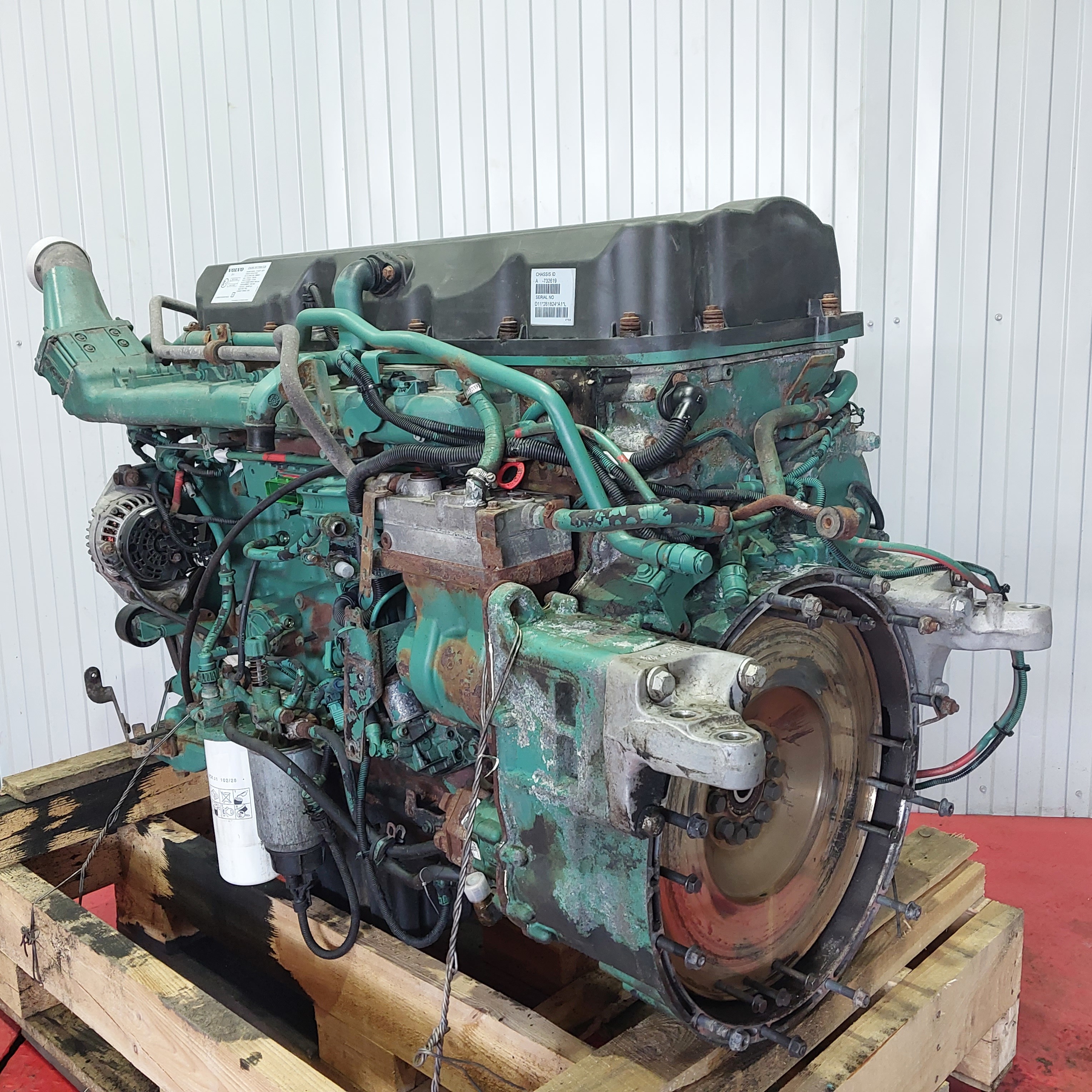 21184150 VOLVO Двигатель, D11A, № XF456027, фото 3