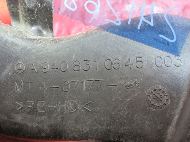 9408310645 MERCEDES Воздуховод, № XF241268, фото 4